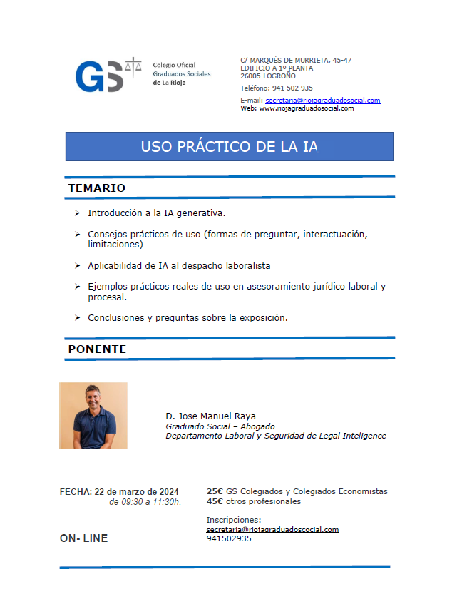 22/03/2024 curso: el uso práctico de la Inteligencia Artificial