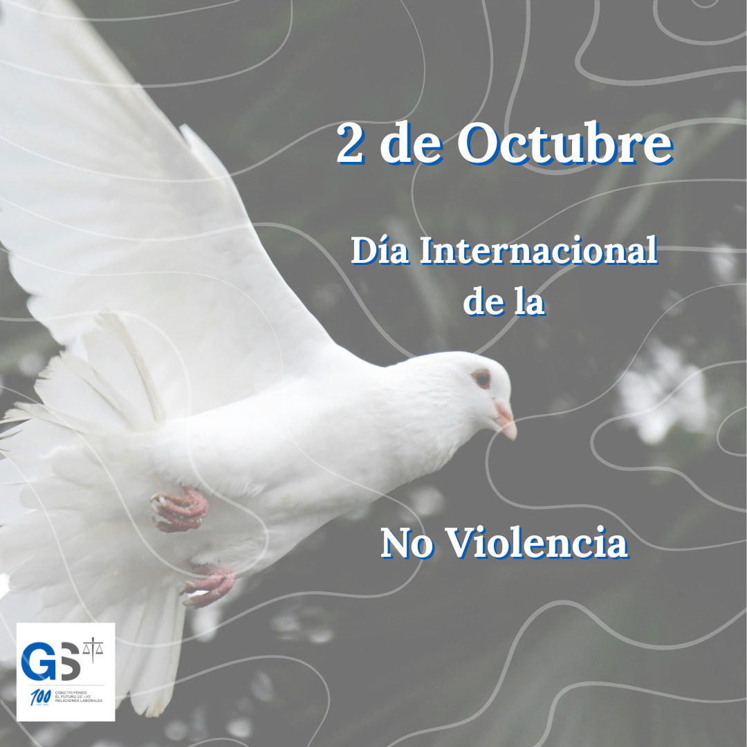 2 de octubre, Día Internacional de la No Violencia